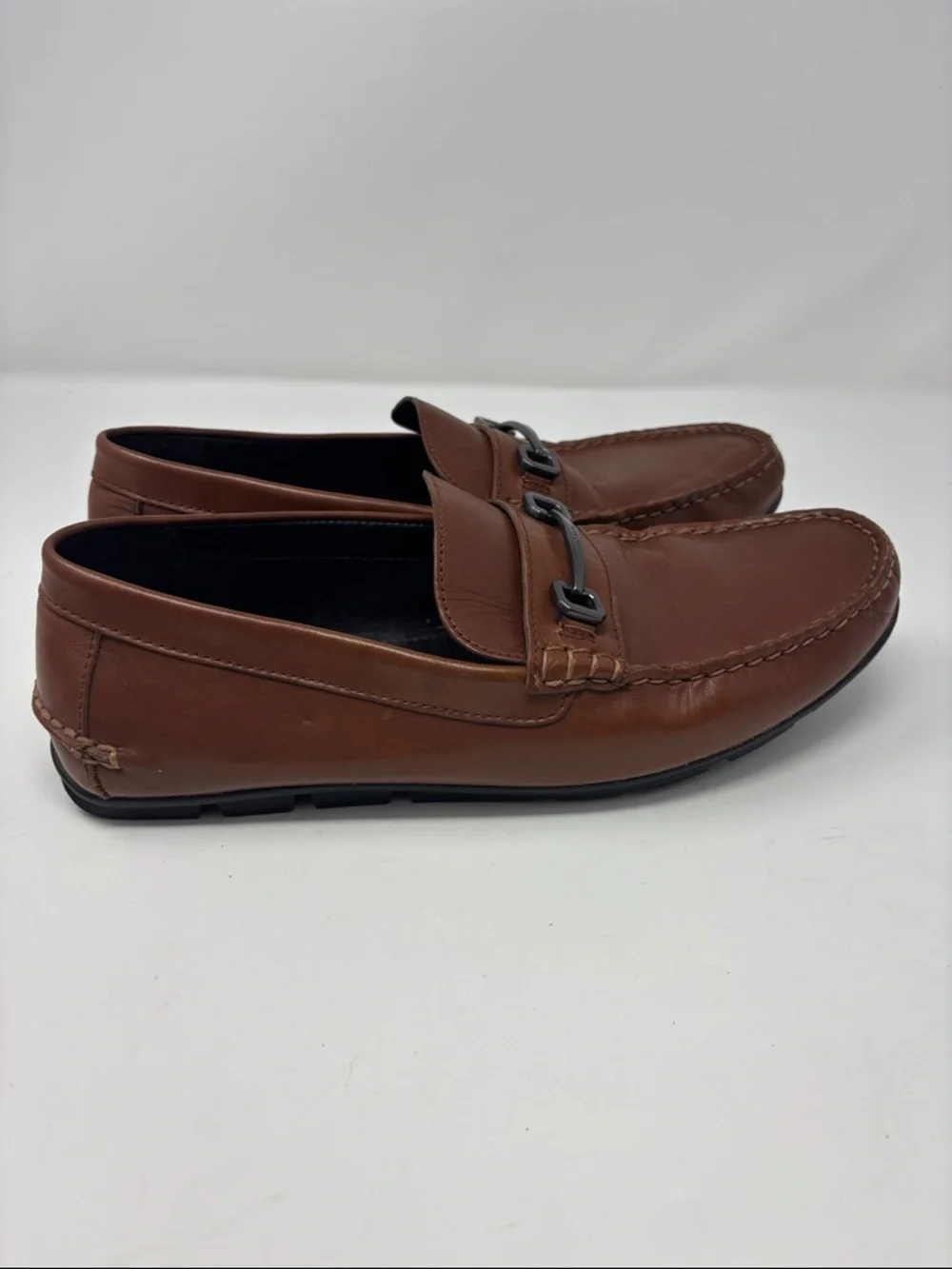 Coach |‎ 12D 12 D Men's Brown Leather Bit Loafers